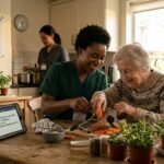 Personal Care Worker providing compassionate palliative care at Hummingbird House